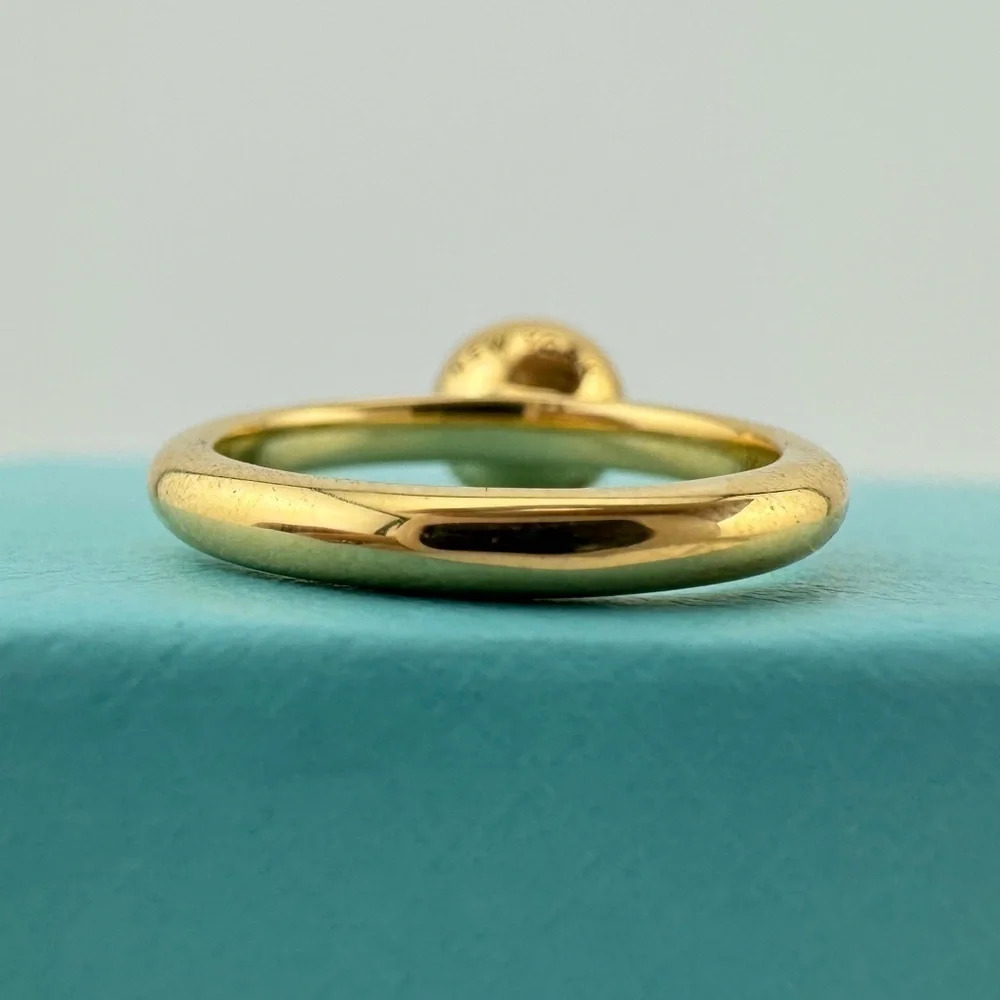 Tiffany & Co. 8mm Hardwear Ball Ring in 18k Yellow Gold, Retired